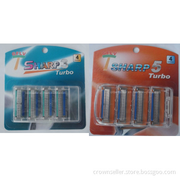 Neutral Razor Blades with Neutral Package Compatible for Gillette Handle